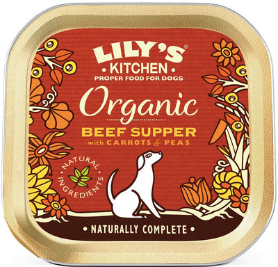 LILY'S KITCHEN Organic Supper, govedina s mrkvom i graskom, 150g