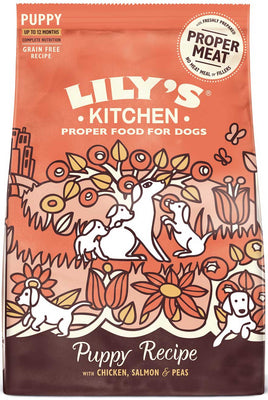LILY'S KITCHEN PUPPY Recipe, piletina s lososom i graskom, bez zitarica, 2,5kg