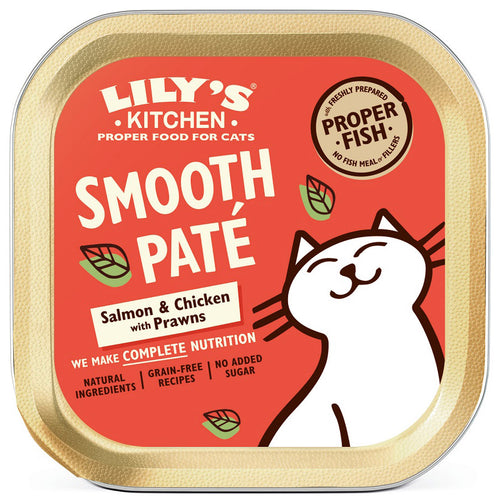LILY'S KITCHEN Smooth Pate, losos s piletinom i kozicama, bez zitarica, 85g