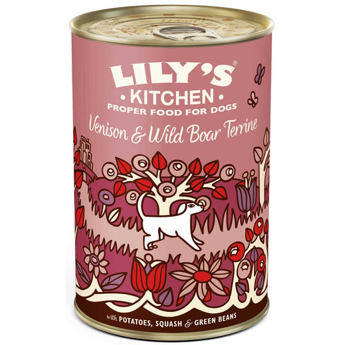 LILY'S KITCHEN Venison & Wild Boar, srnetina i veprovina, bez zitarica, 400g