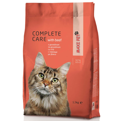 MAXI PET Complete Care s govedinom i povrcem, za macke, 1,5kg