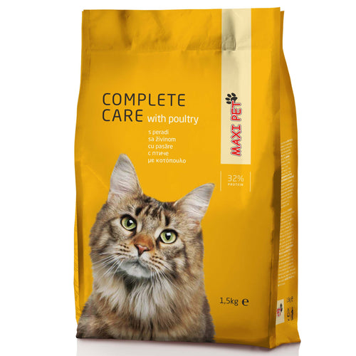 MAXI PET Complete Care s piletinom i povrcem, za macke, 1,5kg