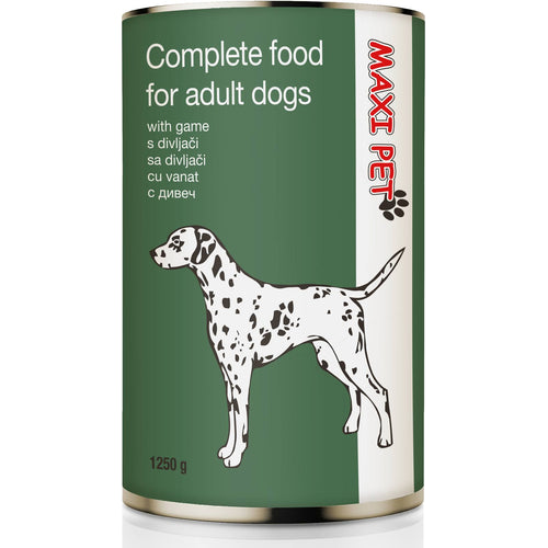 MAXI PET Komadici s divljaci u umaku, 1250g