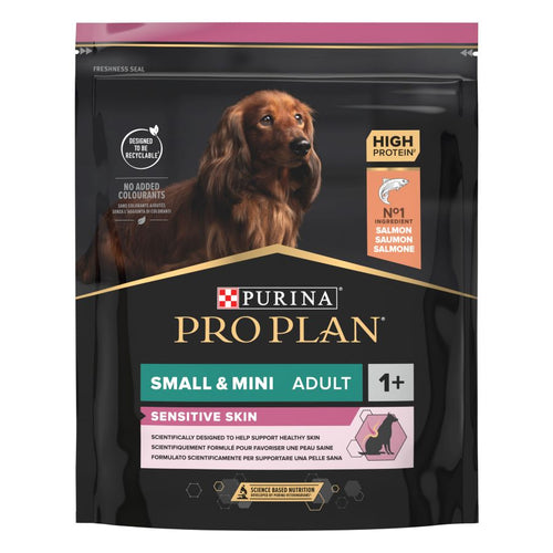PRO PLAN S/Mini, Sensitive Skin, Opti Derma, bogato lososom, 700g