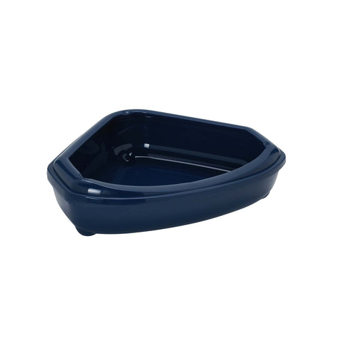 MODERNA CLERANCE WC Corner Tray, otvoreni s rubom, kutni, 55x45x14cm plavi