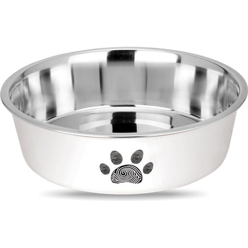MR. PET Zdjelica Bonney Forensic Paw, inox, protuklizna, bijela