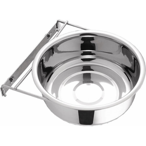 MR. PET Zdjelica za kavez, inox, s drzacem, 1,35 L