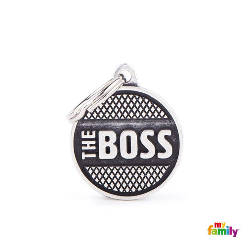 MYFAMILY Bronx Plocica za graviranje M The boss 2,5x3,1cm