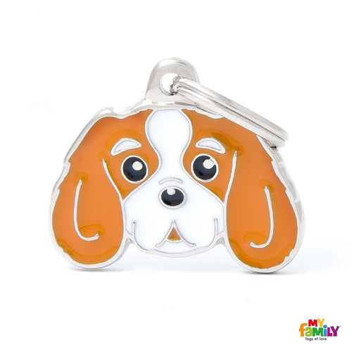 MYFAMILY Friends Plocica za graviranje Cavalier King Charles spanijel,3,2x2,4cm