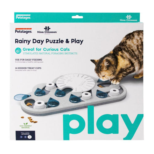 NINA OTTOSSON Puzzle&Play Rainy Day, interaktivna igracka za macke 39,5x3x23,5cm