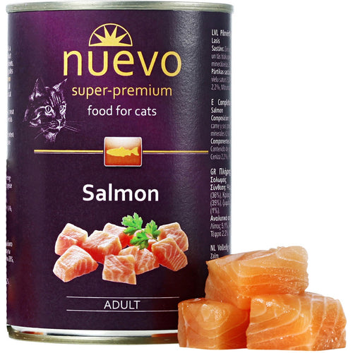 NUEVO Adult Cat, losos, 400g