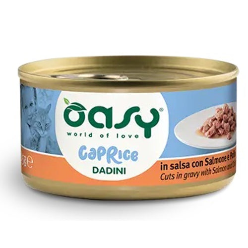 OASY Caprice Komadici u umaku, s lososom i piletinom, 85g