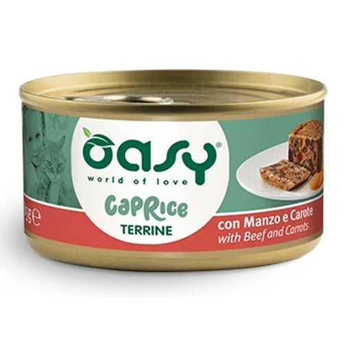 OASY Caprice Terina, pasteta u struci s govedinom i mrkvom, 85g