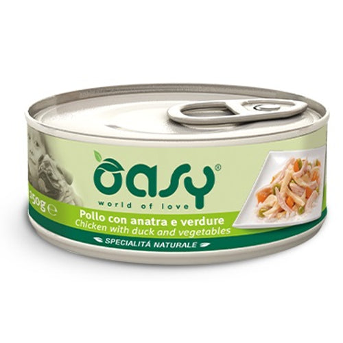 OASY Konzerva za pse, piletina s pacetinom i povrcem, 150g