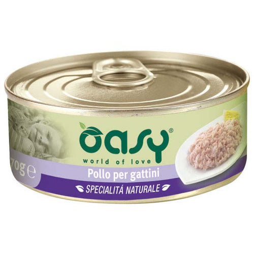 OASY Natural Range KITTEN fileti, piletina, 70g