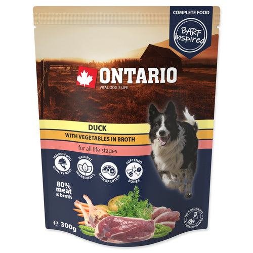 ONTARIO Dog MONO, vrecica, pacetina s povrcem, u temeljcu, 300g