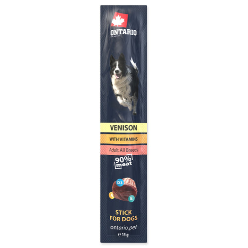 ONTARIO Dog Stick, mesni stapic divljac, 15g