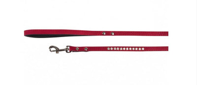 OUTLET CAMON Ogrlica+vodilica za pse Denim Rosso ogrlica 10x300mm vodilica 10x1