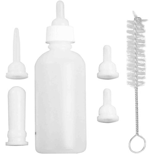 PAWISE Bocica za mlijeko s rezervnim dudama i cetkom za pranje, 60ml