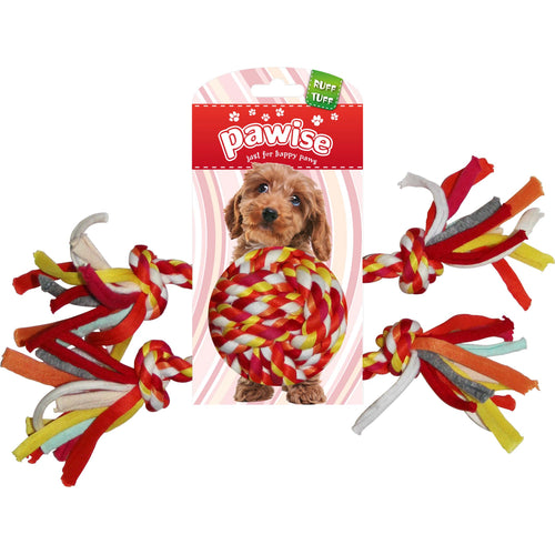 PAWISE Lopta od sarene spage s resama