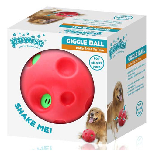 PAWISE Lopta Shake Me-Giggle, 15x15x15cm