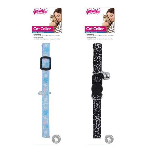 PAWISE Ogrlica za mace Black&Whit 30cm