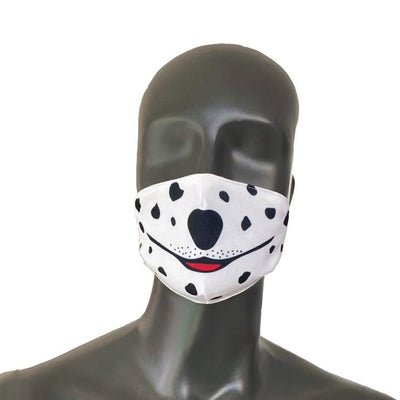 PET CENTAR Maskica za lice Dalmatiner, tekstilna