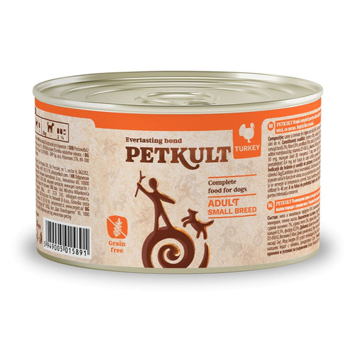 PETKULT Konzerva Mini, s puretinom, bez zitarica, za pse malih pasmina, 185g
