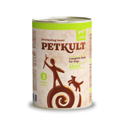 PETKULT Konzerva za pse, s janjetinom, bez zitarica, 400g