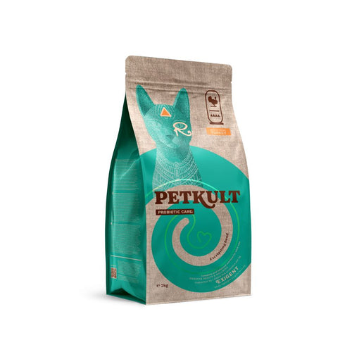 PETKULT Probiotic Care Exigent, bogato svjezom puretinom, bez zitarica, 2kg