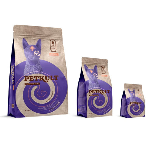 PETKULT Probiotic Care Hair&Skin, sa svjezim lososom, bez zitarica