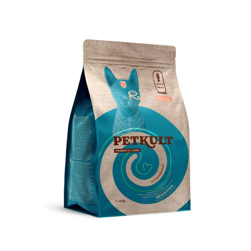 PETKULT Probiotic Care Sensitive, bogato svjezim lososom, bez zitarica, 400g