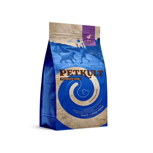 PETKULT Probiotics, Large, pacetina sa smeđom rizom, 2kg