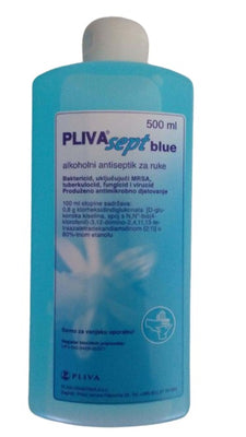 PLIVASEPT BLUE, alkoholni antiseptik za ruke, 500ml