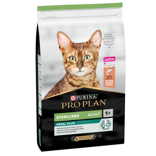 PRO PLAN Sterilised Renal Plus, bogato lososom, 10kg