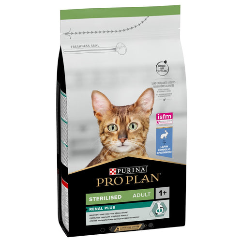 PRO PLAN Sterilised Renal Plus, s kunicevinom, 1,5kg