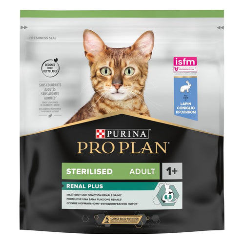 PRO PLAN Sterilised Renal Plus, s kunicevinom, 400g