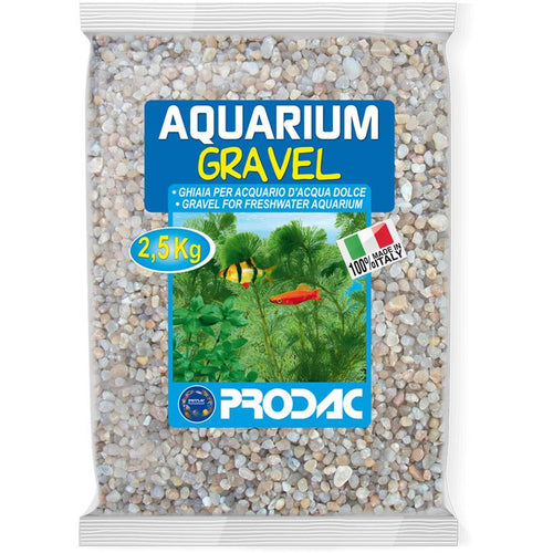 PRODAC Sljunak za akvarij, kvarcni, 2-3 mm, rozi, 2,5kg