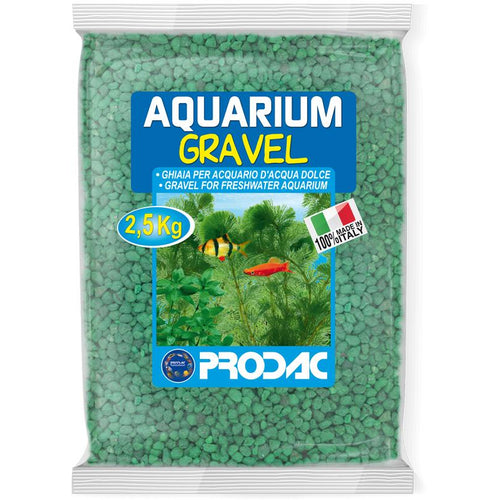 PRODAC Sljunak za akvarij, kvarcni, 2-3 mm, zeleni, 2,5kg