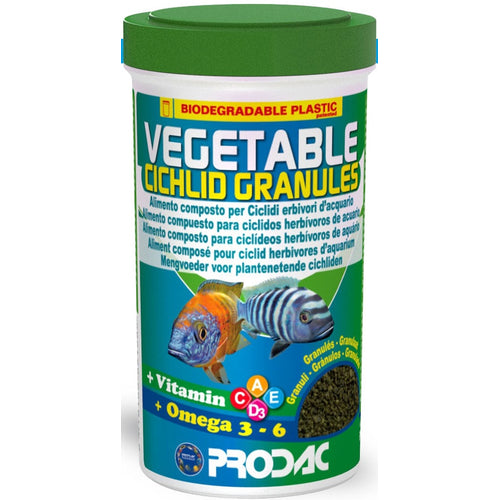 PRODAC Vegetable Cichlid, hrana u granulama za sve ciklide biljojede, 250ml
