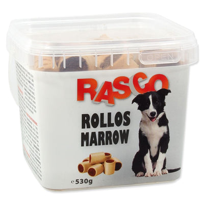 RASCO Rollos Marrow, keksici za pse, 530g 