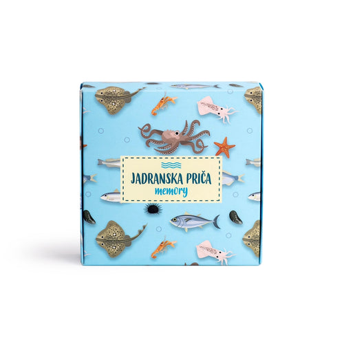 RIBLJA PRICA Memory edukativna igra pamcenja Jadranska prica