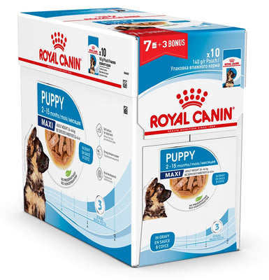 Royal Canin SHN Maxi PUPPY vrecice za pse, 140g 7+3 BONUS