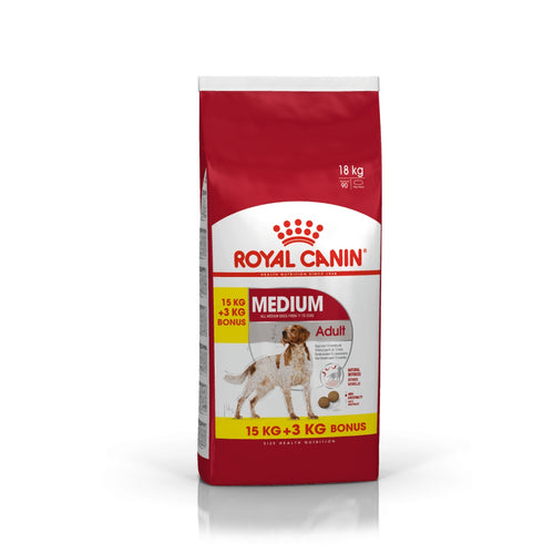 ROYAL CANIN SHN Medium Adult 15kg + 3kg BONUS