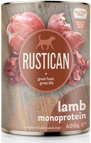 RUSTICAN Hypoallergenic janjetina, monoproteinska hrana, bez glutena, 400g