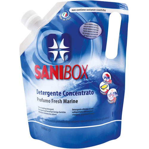 SANIBOX Fresh Marine, koncentrirani deterdzent sa svjezim mirisom mora, 1l