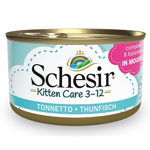 SCHESIR KITTEN Care, mousse tunjevina, 85g