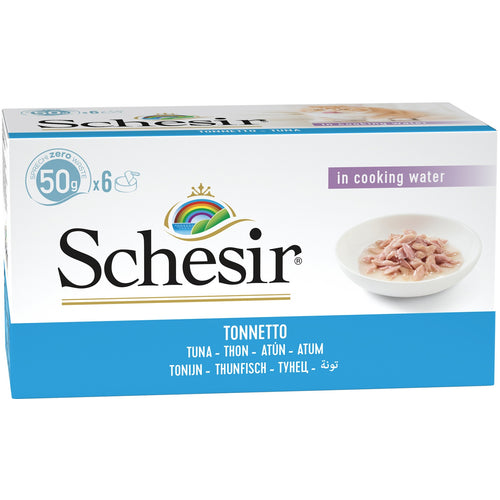 SCHESIR Konzerva za macke multipack, tunjevina, 6x50g