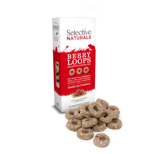 SELECTIVE NATURALS Berry Loops, s livadnom macicom i brusnicom, 80 g