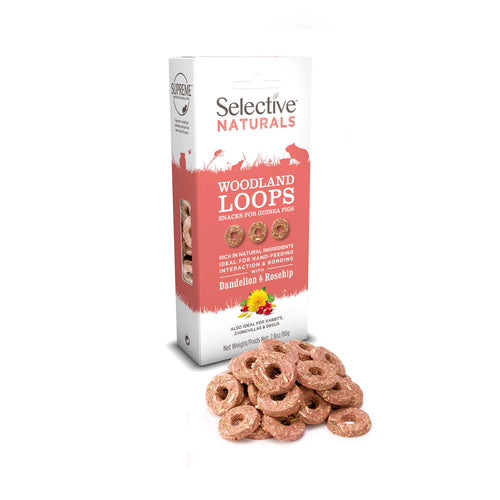 SELECTIVE NATURALS Woodland Loops, s maslackom i sipkom, 80 g